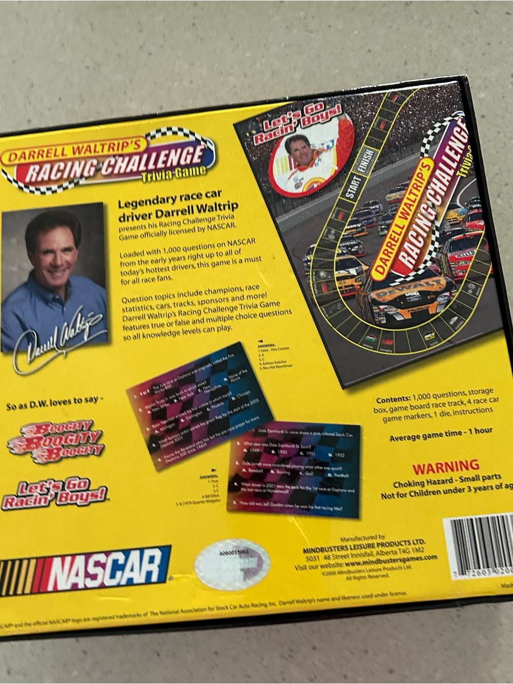 'NASCAR Racing Challenge Trivia Game - Picture 2 of 4
